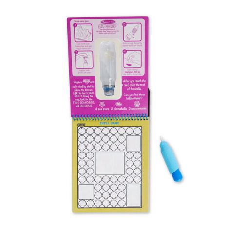 Carnet de colorat apa magica Labirint subacvatic - poza 2