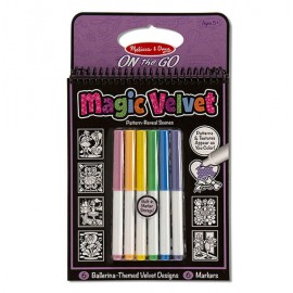Carnet de colorat Catifeaua magica Balerine - poza 1