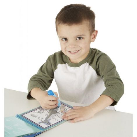 Carnet de colorat cu Apa magica Oceanul - poza 3