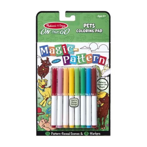 Carnet de colorat Modele magice Animale de companie - poza 1