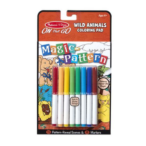 Carnet de colorat Modele magice Animale salbatice - poza 2