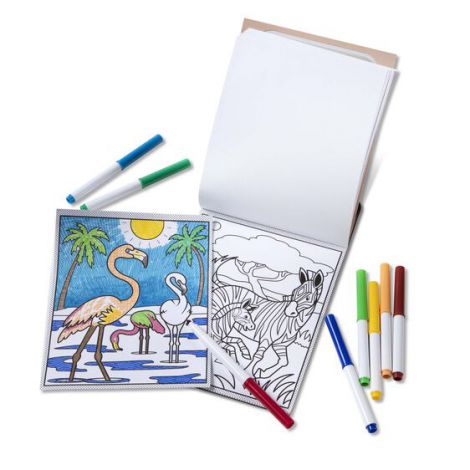 Carnet de colorat Modele magice Animale salbatice - poza 5