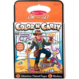 Carnet de colorat pentru calatorie Aventuri