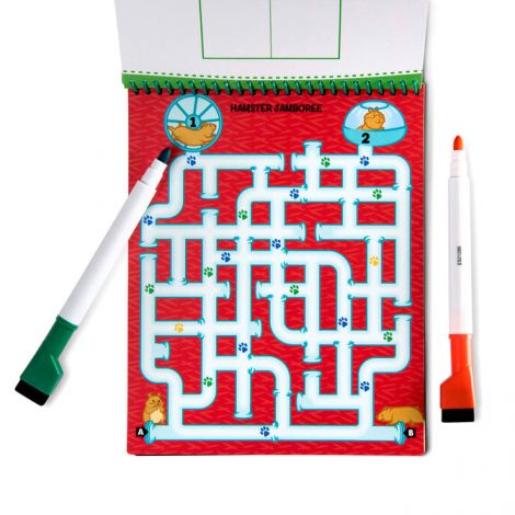 Carnet reutilizabil cu activitati si jocuri Animale -Melissa And Doug - poza 5