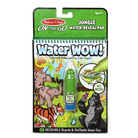 Carnet reutilizabil cu activitati si jocuri Jungla - Melissa & Doug - poza 1
