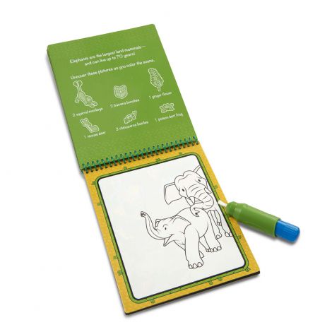 Carnet reutilizabil cu activitati si jocuri Jungla - Melissa & Doug - poza 3