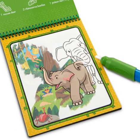Carnet reutilizabil cu activitati si jocuri Jungla - Melissa & Doug - poza 4