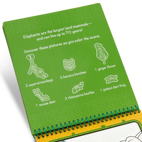 Carnet reutilizabil cu activitati si jocuri Jungla - Melissa & Doug - poza 5