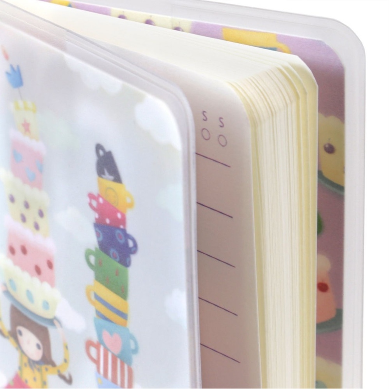 Carnetel cu coperti transparente Kori Kumi Tea Party - poza 2