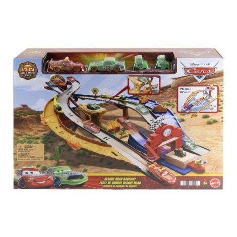 Cars Race And Rescue Set De Joaca Curcuit De Salvare Si 3 Masinute Metalice - poza 1