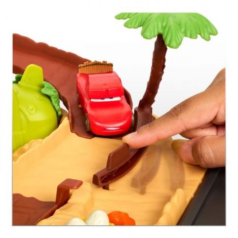 Cars Set De Joaca Dino Si Masinuta Cave Fulger Mcqueen - poza 4