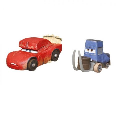 Cars3 Set 2 Masinute Metalice Cave Fulger Mcqueen Si Pitstoposaurus - poza 1