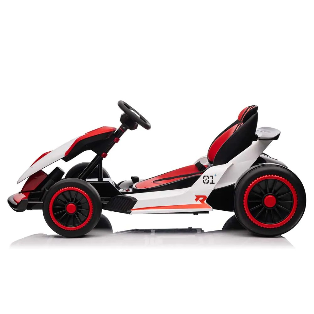 Cart pentru copii cu baterie 24V Go Kart Drifting Rosu 8390082-2B - poza 2