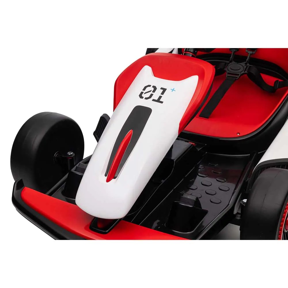 Cart pentru copii cu baterie 24V Go Kart Drifting Rosu 8390082-2B - poza 5