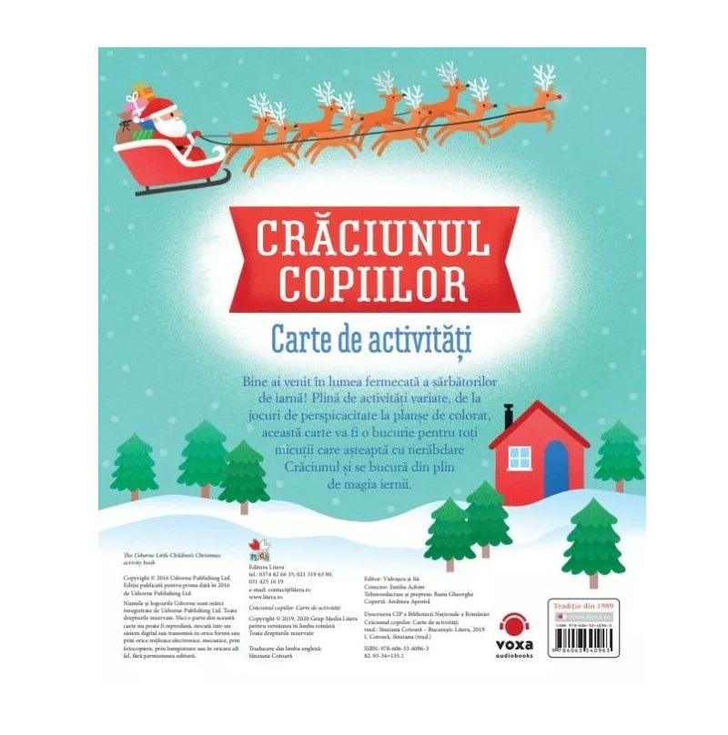 Carte cu activitati Craciunul Copiilor - poza 2