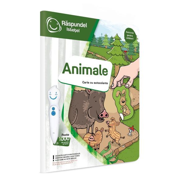 Carte cu autocolante Raspundel Istetel Animale - poza 1