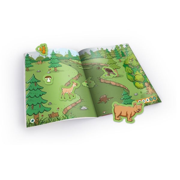 Carte cu autocolante Raspundel Istetel Animale - poza 2