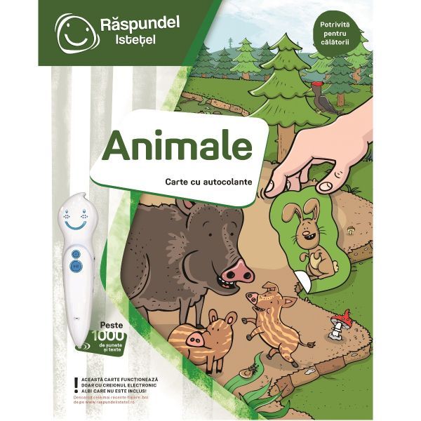 Carte cu autocolante Raspundel Istetel Animale - poza 3