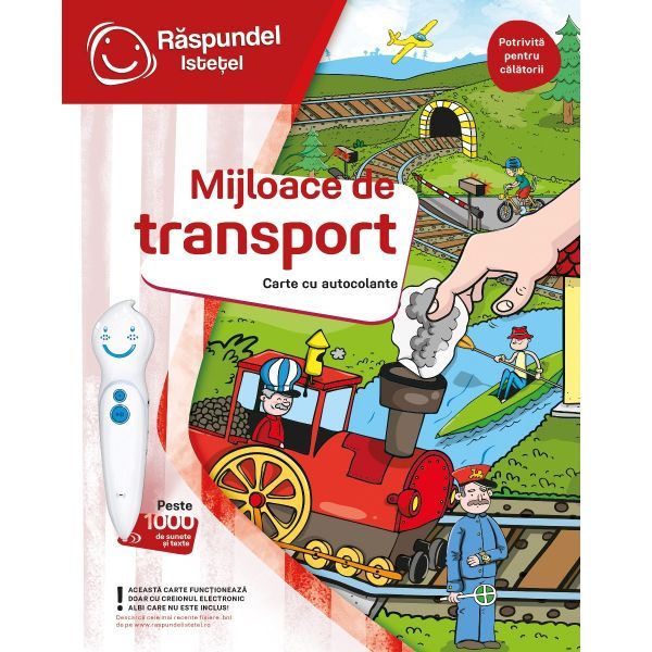 Carte cu autocolante Raspundel Istetel Mijloace de transport - poza 3