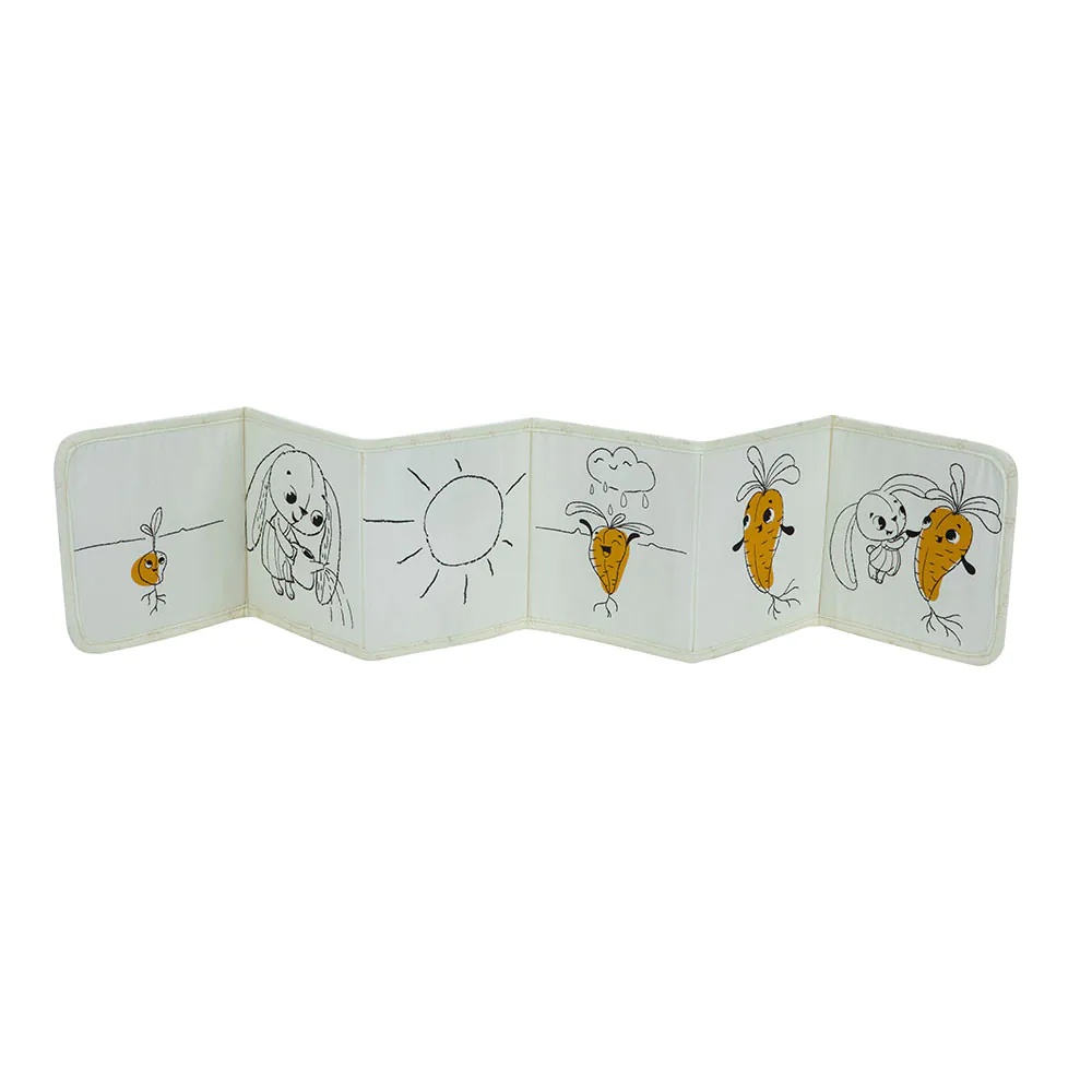 Carte cu diferite texturi fata verso pentru bebelusi Tiny Love Garden Of Adventures - poza 2
