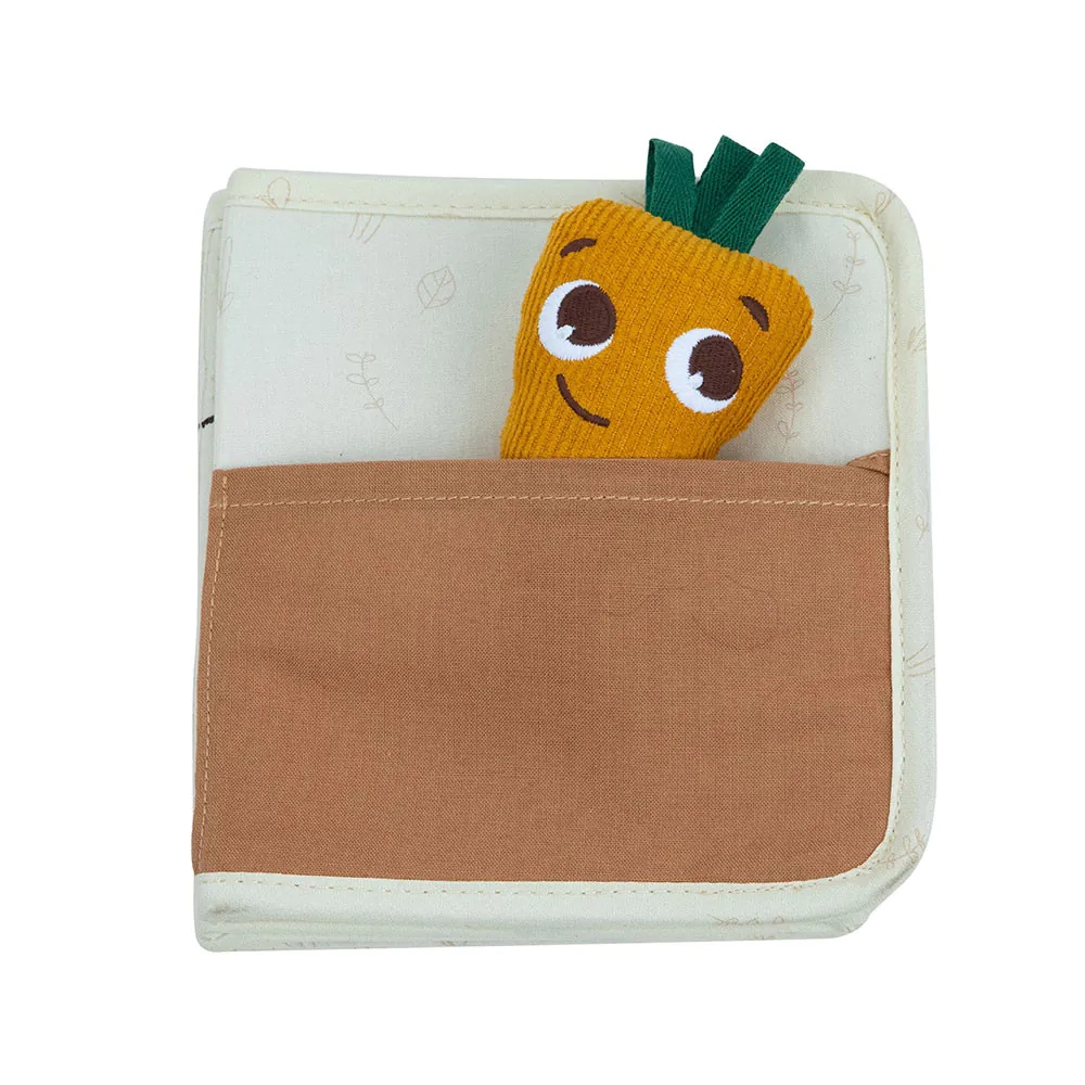 Carte cu diferite texturi fata verso pentru bebelusi Tiny Love Garden Of Adventures - poza 3