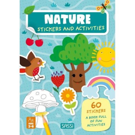 Carte de activitati cu abtibilduri - in natura - poza 1
