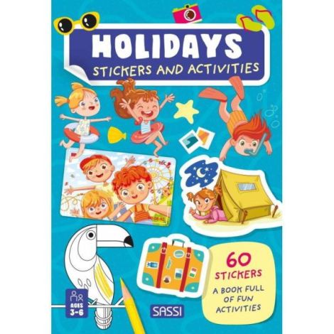 Carte de activitati cu abtibilduri - in vacanta - poza 1