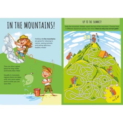 Carte de activitati cu abtibilduri - in vacanta - poza 4