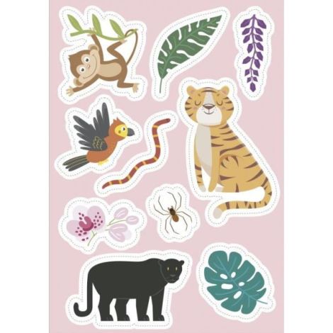 Carte de activitati cu abtibilduri - jungla - poza 5
