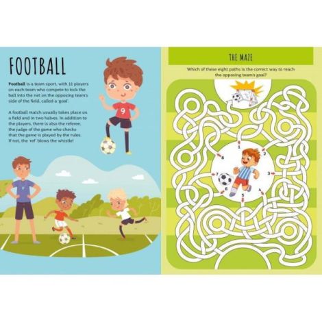 Carte de activitati cu abtibilduri - ora de sport - poza 4