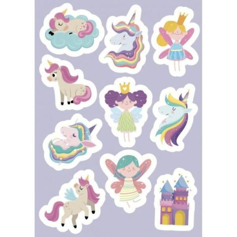 Carte de activitati cu abtibilduri - unicorni magici - poza 5
