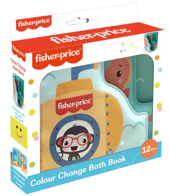 Carte de baie cu culori schimbatoare Fisher Price - poza 2