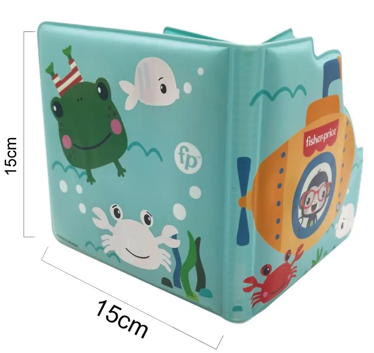 Carte de baie cu culori schimbatoare Fisher Price - poza 3