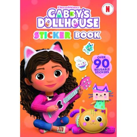 Carte de colorat cu abtibilduri repozitionabile Gabby s Dollhouse - poza 1