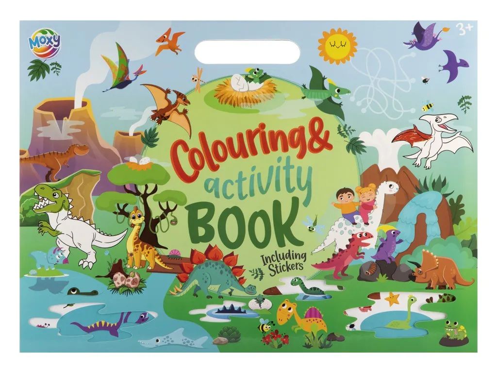 Carte de colorat cu activitati si abtibilduri Grafix - poza 2