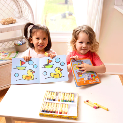 Carte de colorat cu contur reliefat - Our Vacation - poza 3