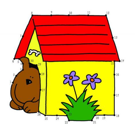 Carte de colorat dot to dot - poza 3