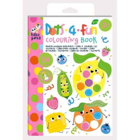 Carte de colorat Dots4Fun - Alimente - poza 1