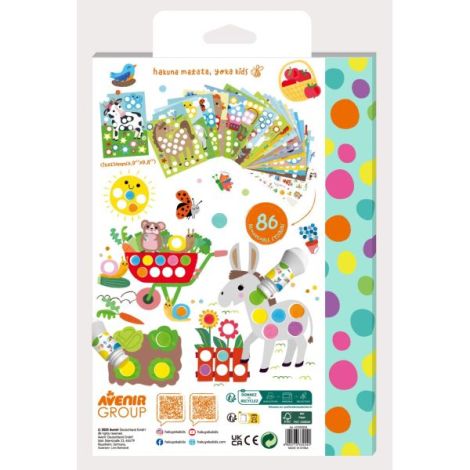 Carte de colorat Dots4Fun - Animale de ferma - poza 2
