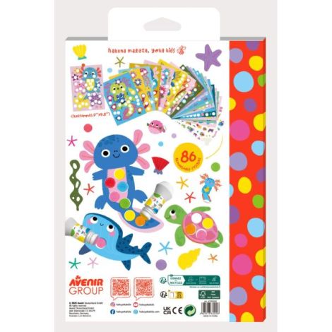 Carte de colorat Dots4Fun - Axolotl - poza 2