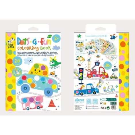 Carte de colorat Dots4Fun - Mijloace de transport - poza 2