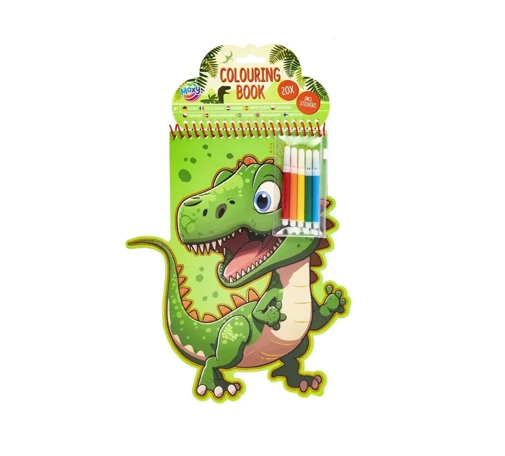 Carte de colorat Grafix cu 5 carioci diverse modele