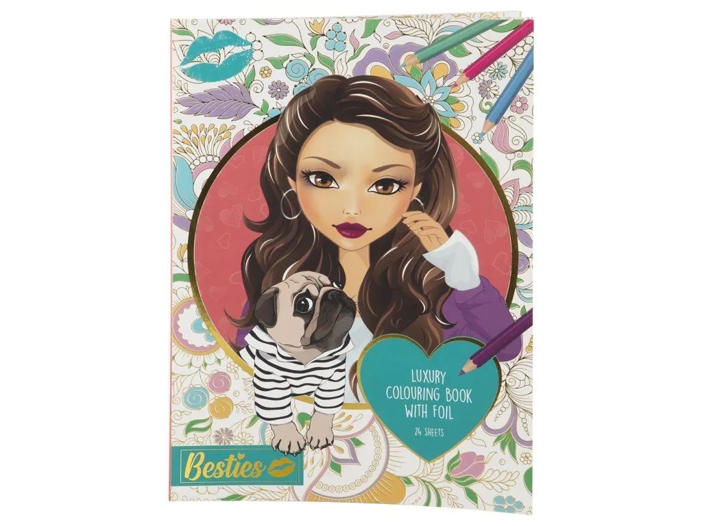 Carte de colorat Grafix Luxury Besties 24 pagini - poza 1