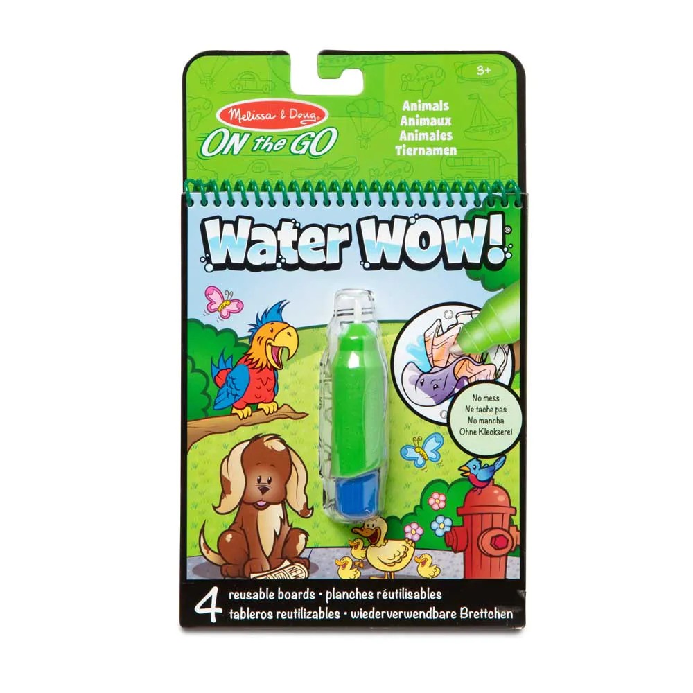Carte de colorat reutilizabila cu pix cu apa Water Wow diverse modele - poza 2