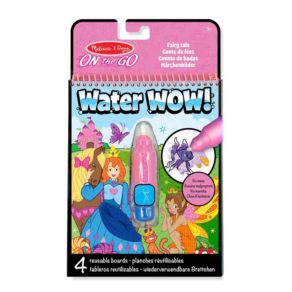 Carte de colorat reutilizabila cu pix cu apa Water Wow diverse modele - poza 4
