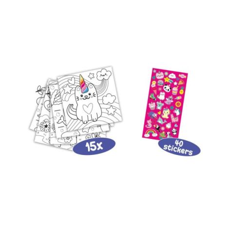Carte de colorat Unicorn - poza 2