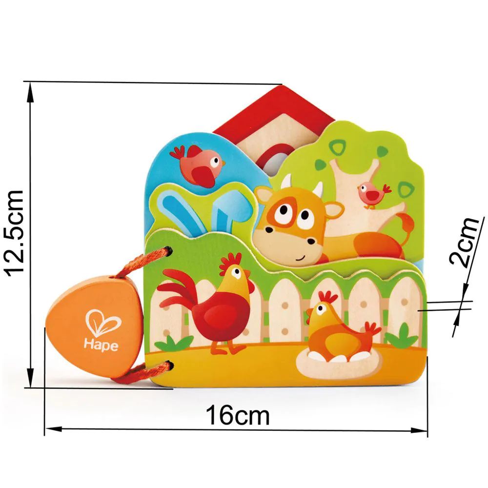 Carte din lemn Hape Animale de Companie - poza 3