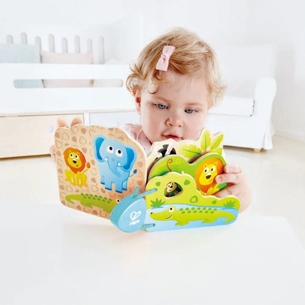 Carte din lemn Hape Animale Salbatice - poza 2