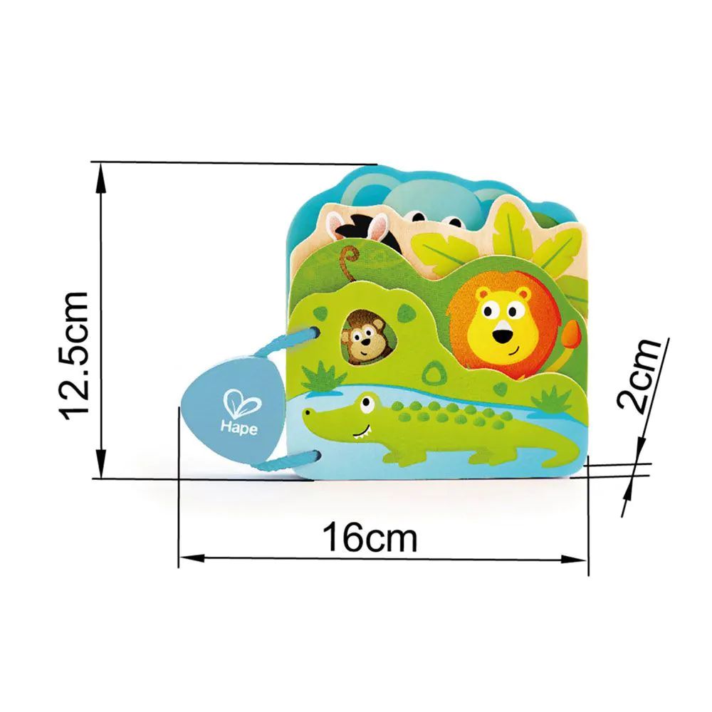 Carte din lemn Hape Animale Salbatice - poza 4