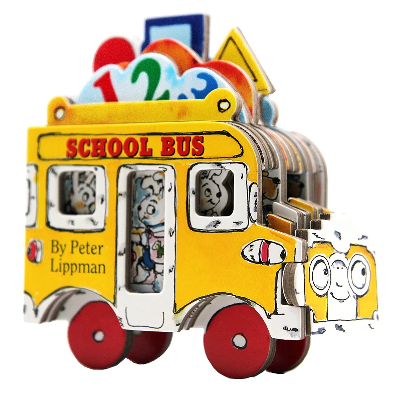 Carte Mini Wheels: School Bus, cartonata integral